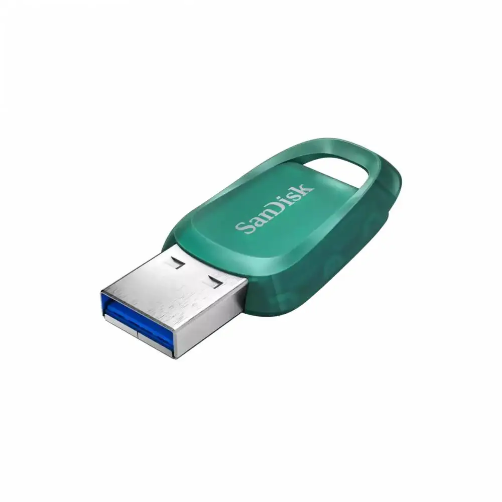 SanDisk Флаш памет Ultra ECO 64GB, USB 3.2 100 MB/s , зелена