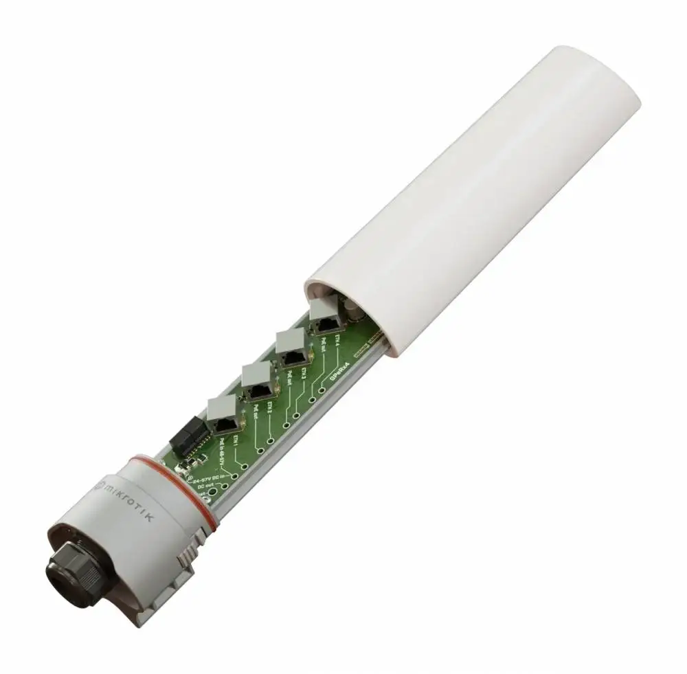 Mikrotik PoE Разширител за мрежа GPER14i, GPeRx4 с SwOS, външен