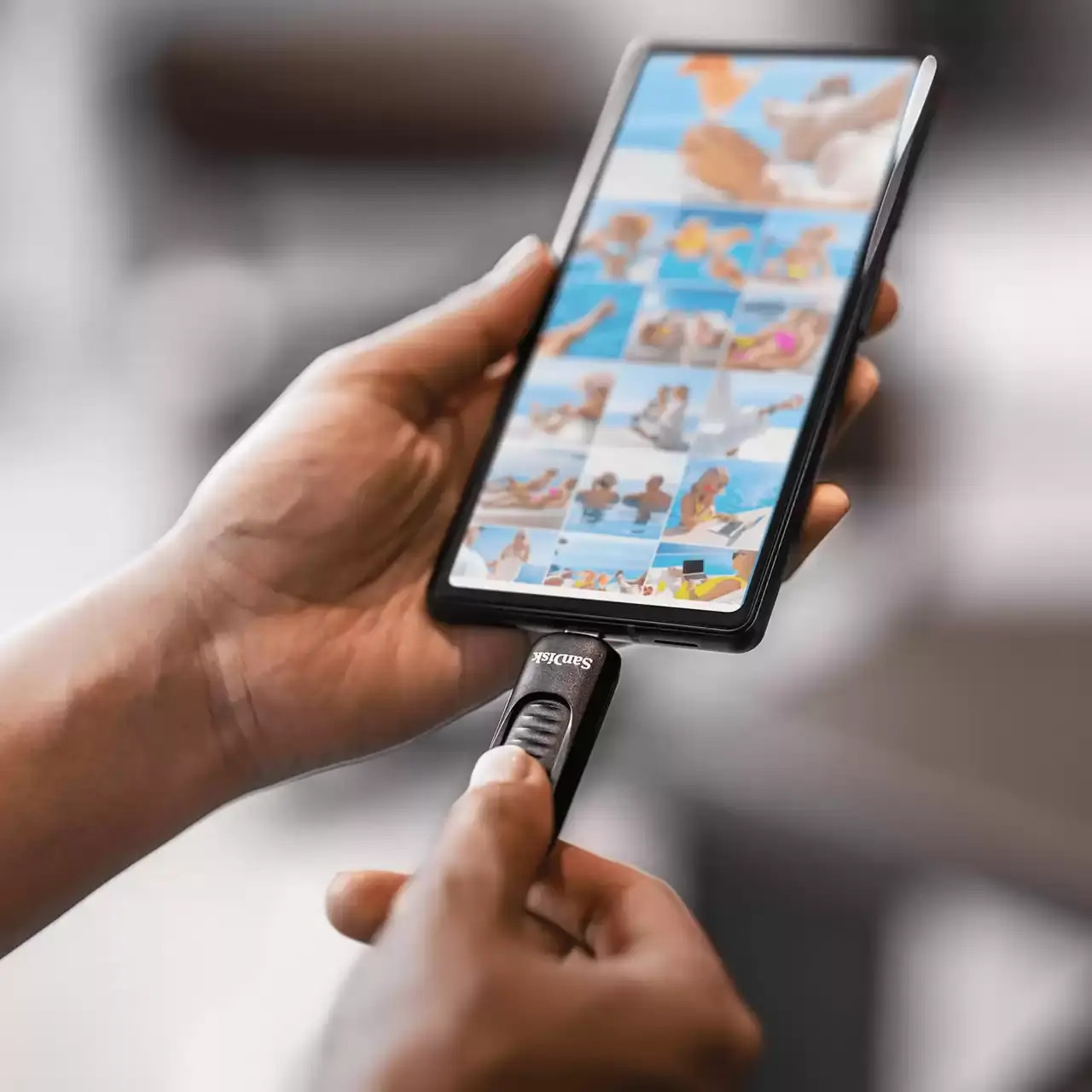 SanDisk Флаш памет Ultra Slider USB Type-C, 1 TB