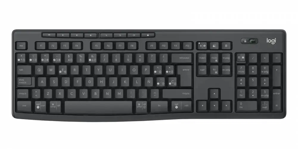 Комплект безжични клавиатура и мишка Logitech MK370, Bluetooth/2.4 GHz