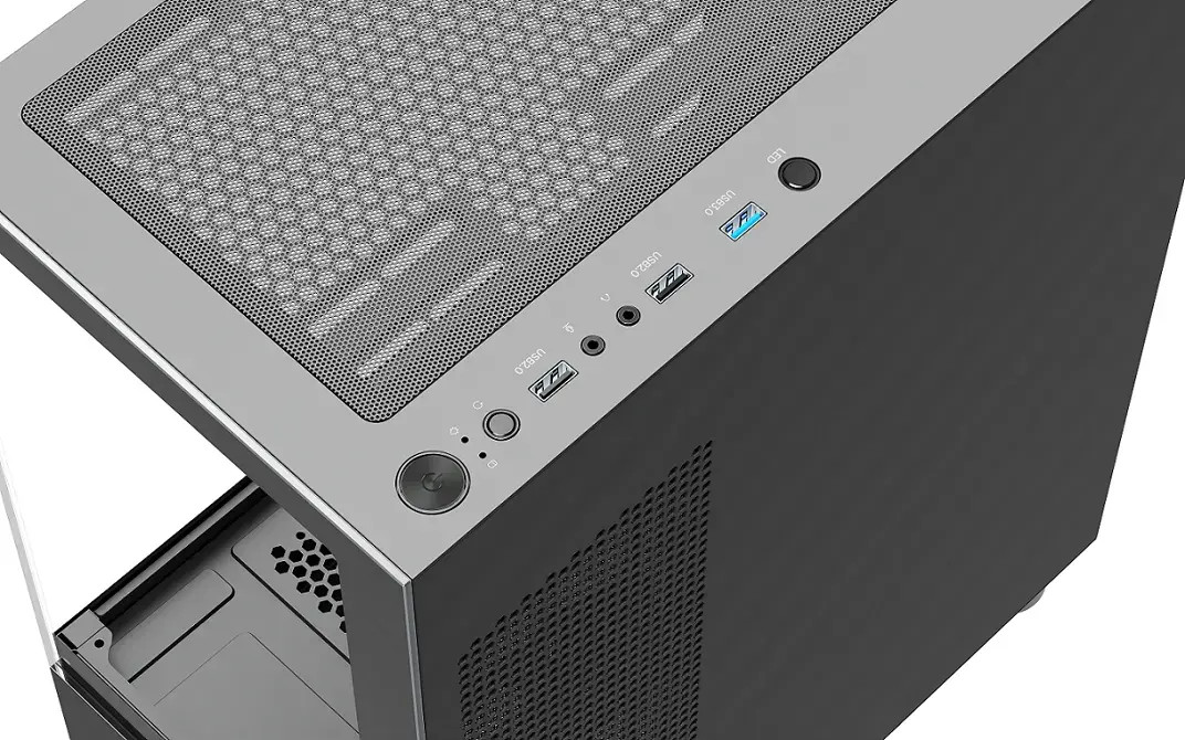 Case Spire U20M, Mini / Micro-ATX tower, black