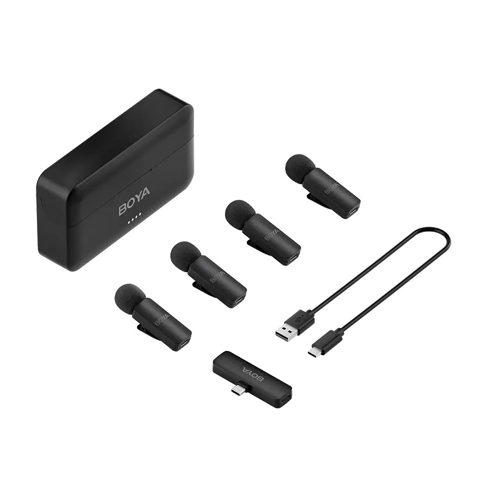 Безжична микрофонна система BOYA BY-V4U - USB-C