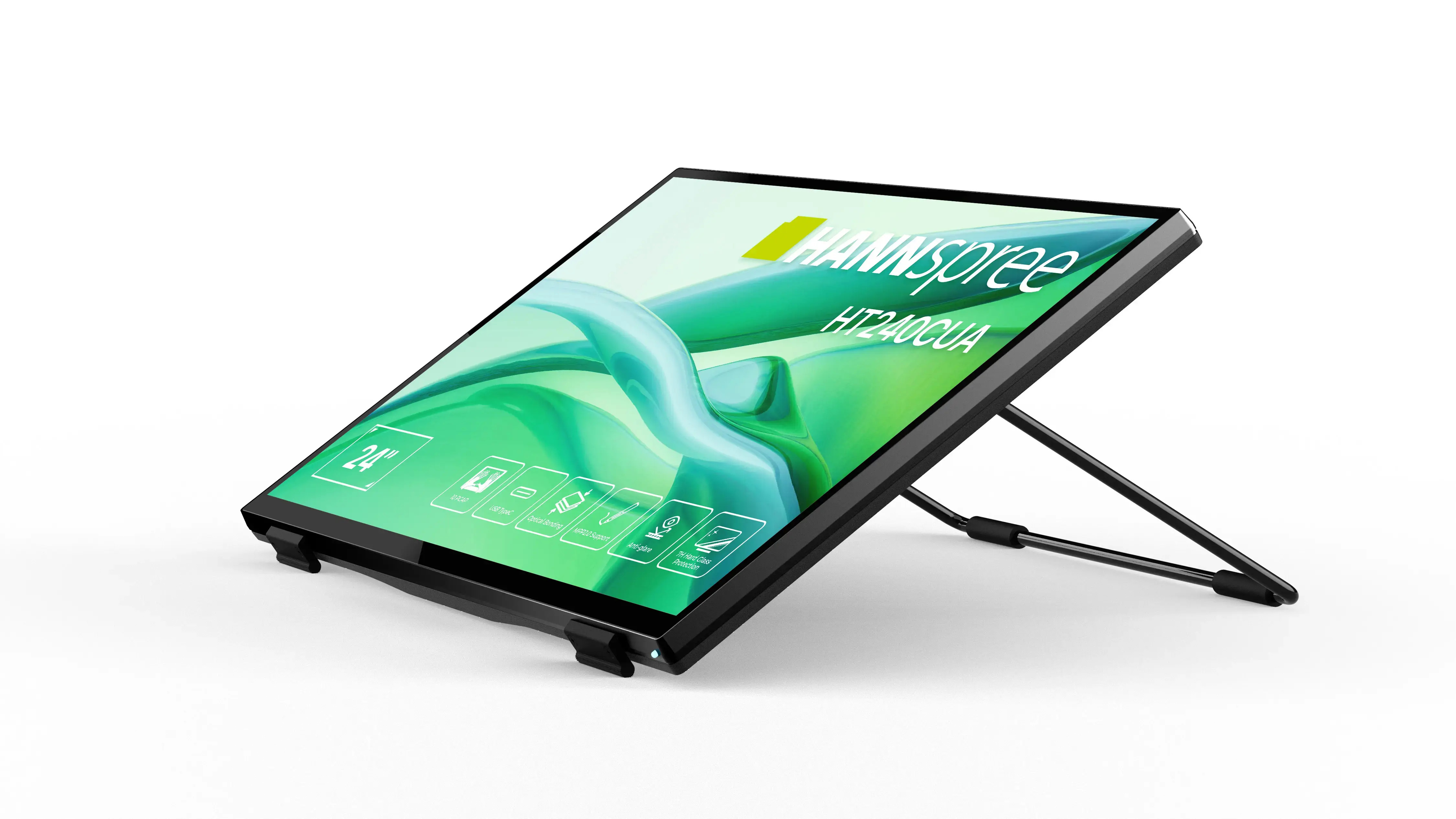 Портативен тъч Монитор Hanspree HT240CUA - 23.8" VA FHD(1920x1080), HDMI, USB-C