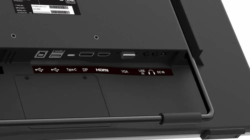 Портативен тъч Монитор Hanspree HT240CUA - 23.8" VA FHD(1920x1080), HDMI, USB-C