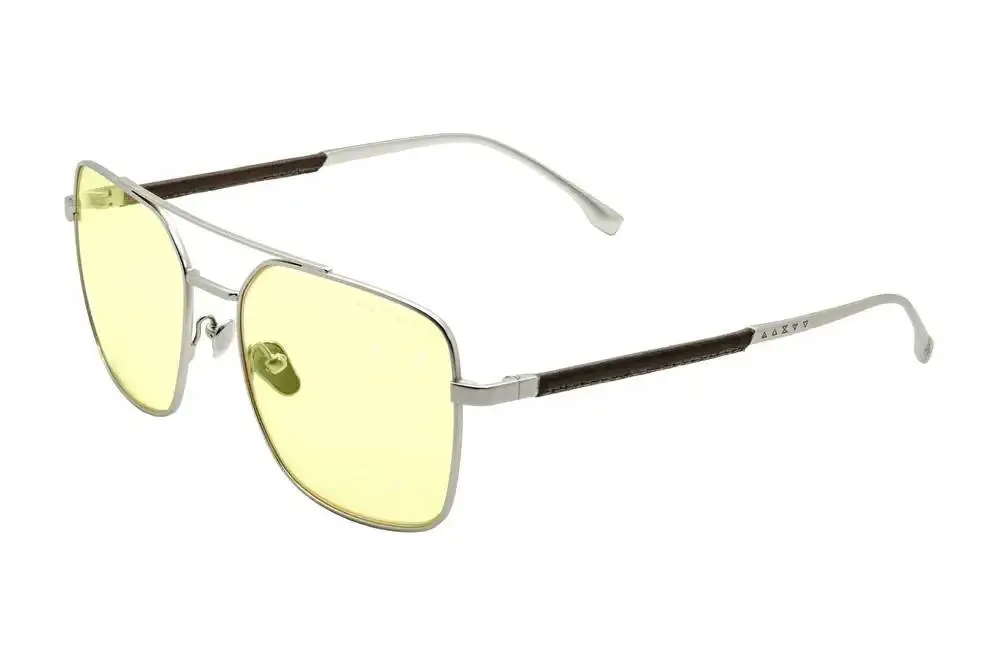 Lunettes d'ordinateur GUNNAR White Wolf - Steel/Umber - Amber