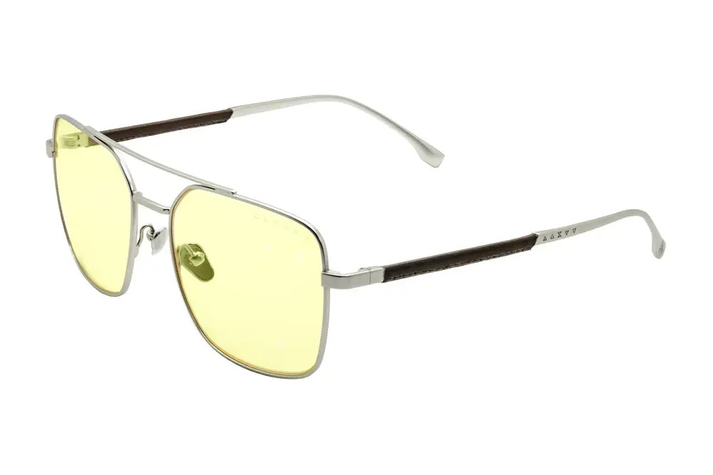 Компютърни очила GUNNAR White Wolf - Steel/Umber - Amber