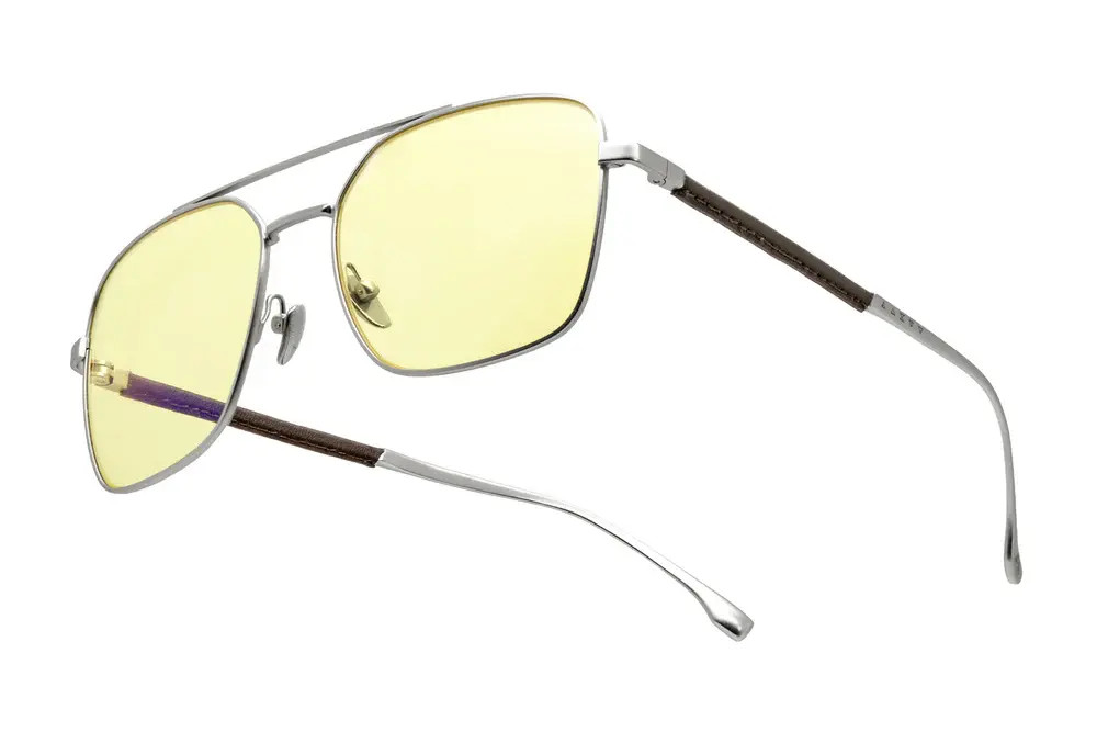 Компютърни очила GUNNAR White Wolf - Steel/Umber - Amber
