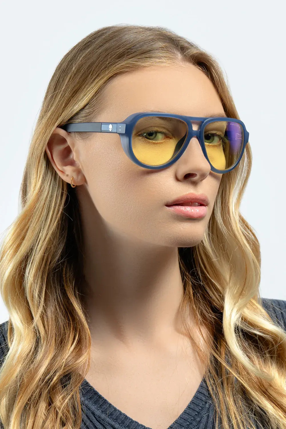 Компютърни очила GUNNAR Alienware Roswell - Conspiracy Blue - Amber