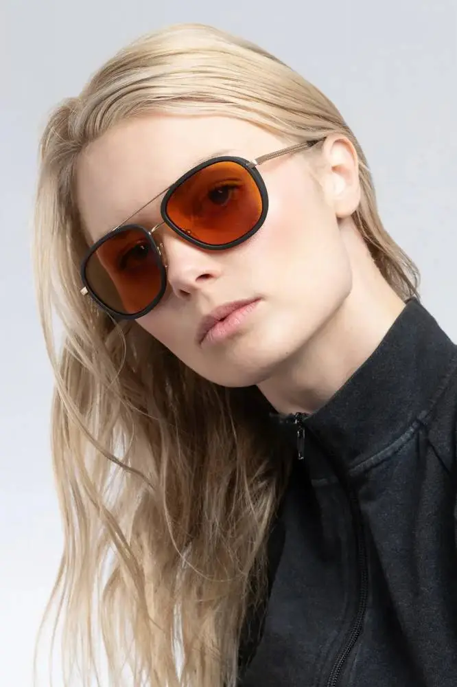 Компютърни очила GUNNAR Dume - Gold - Amber Max