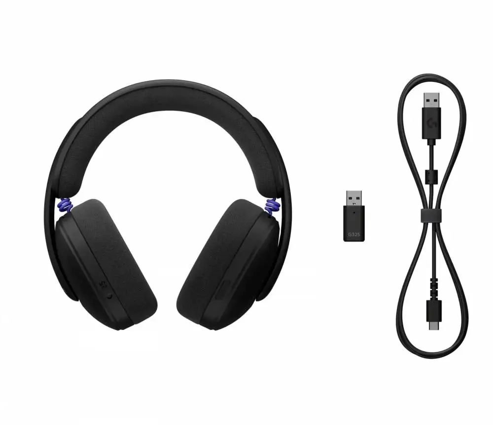 Геймерські навушники Logitech G325 Ligthspeed Wireless, Мікрофон, Чорні