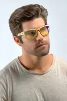 Компютърни очила GUNNAR Borderlands Ripper - Bandit Smoke - Amber