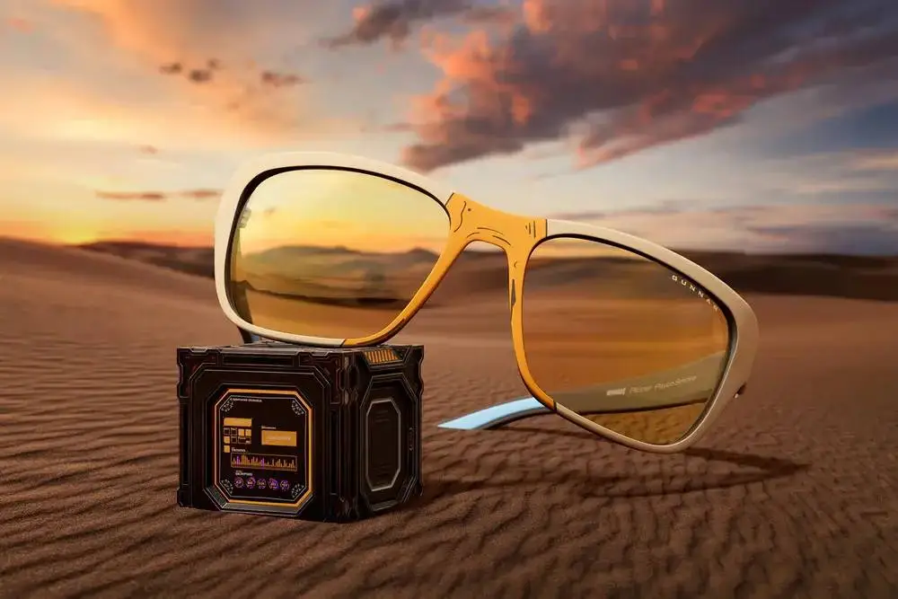 Компютърни очила GUNNAR Borderlands Ripper - Bandit Smoke - Amber
