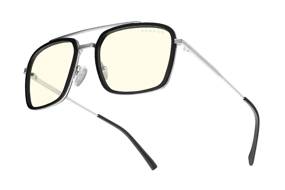 Компютърни очила GUNNAR Baron Silver - Clear