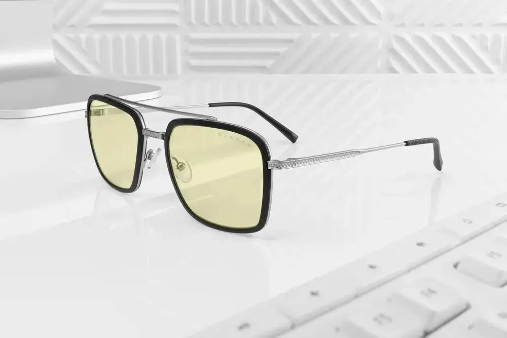 Υπολογιστικά γυαλιά GUNNAR Baron Silver - Amber