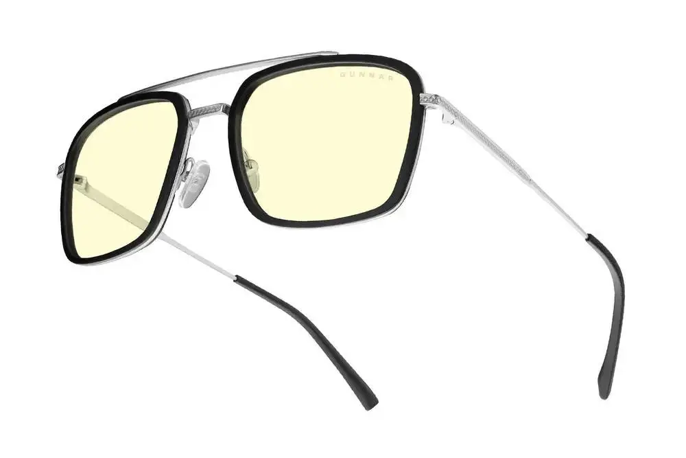 Компютърни очила GUNNAR Baron Silver - Amber