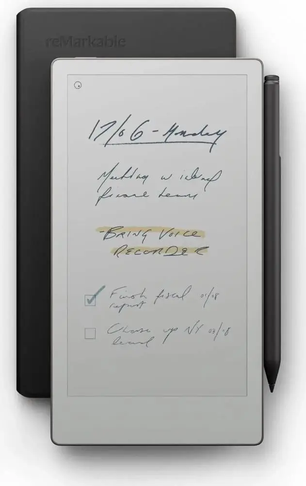 Таблет ReMarkable Pro Move 7.3", в комплект със стилус Marker plus и Калъф Book Folio Premium