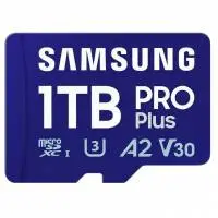 Карта памет Samsung PRO, microSDXC, UHS-I, 1T, Адаптер