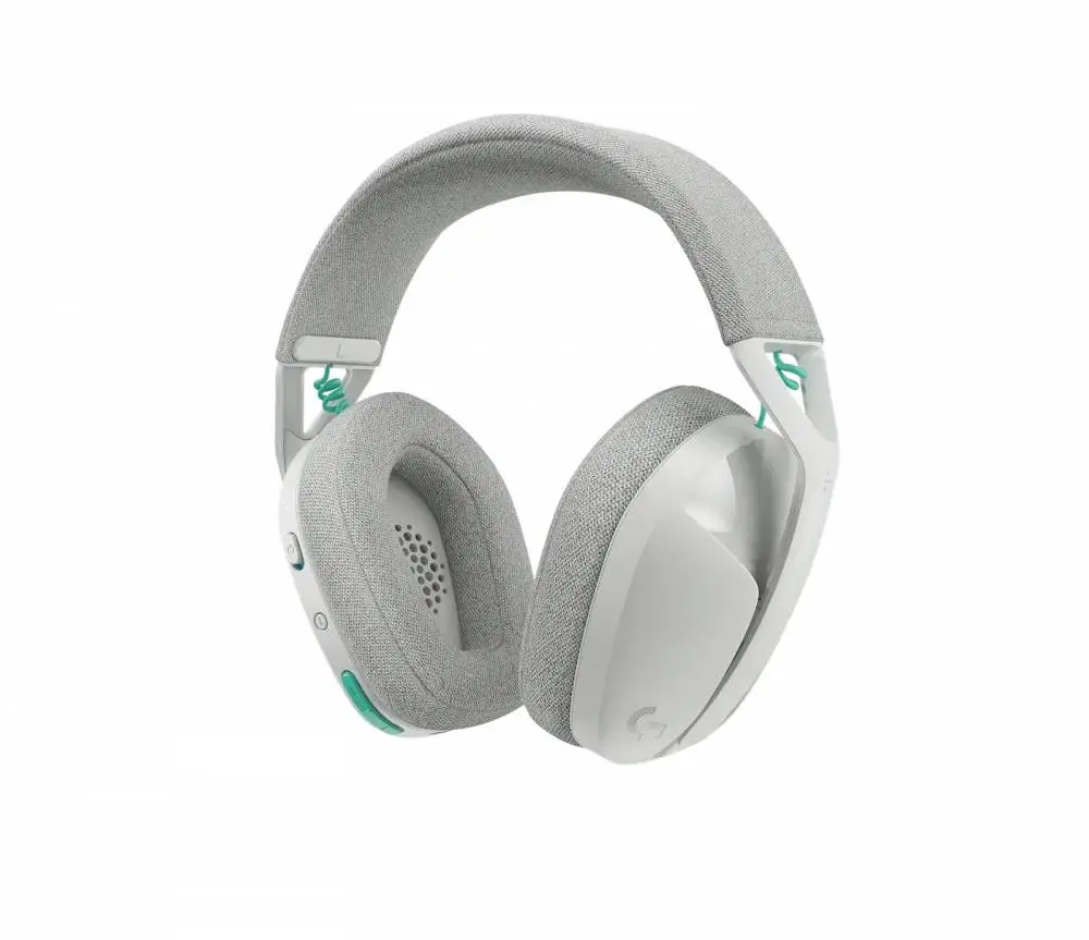 Геймърски безжични слушалки Logitech G321 Lightspeed, Микрофон, Бели