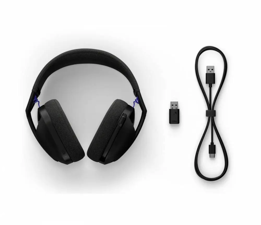 Геймърски безжични слушалки Logitech G321 Lightspeed, Микрофон, Черни