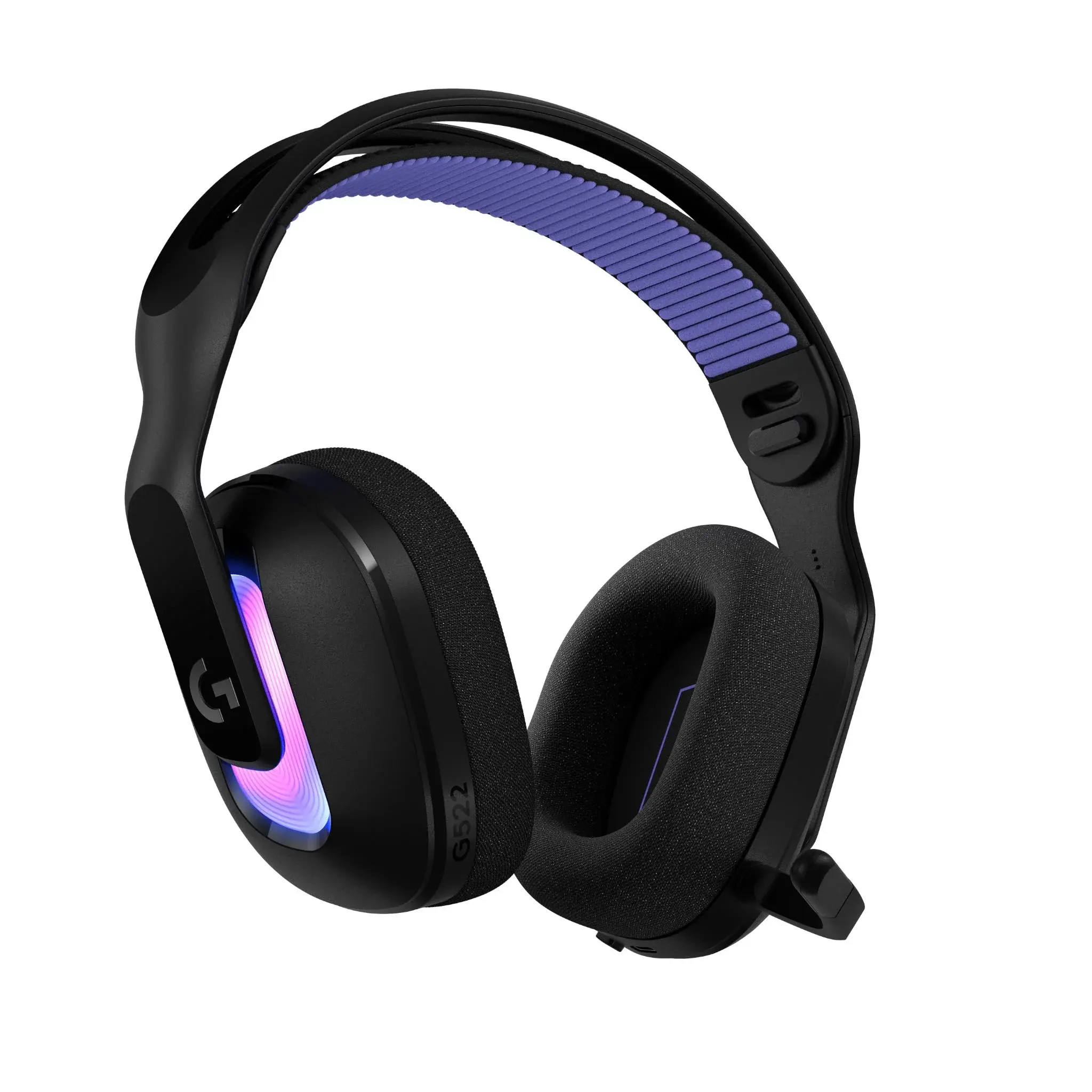 Ігрові навушники Logitech G522 Lightspeed Wireless RGB, Мікрофон, Чорні