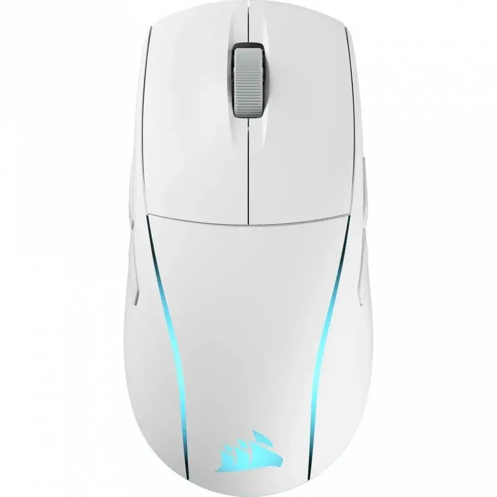 Геймърскa безжична/блутут мишка Corsair M75 White Wireless Lightweight RGB