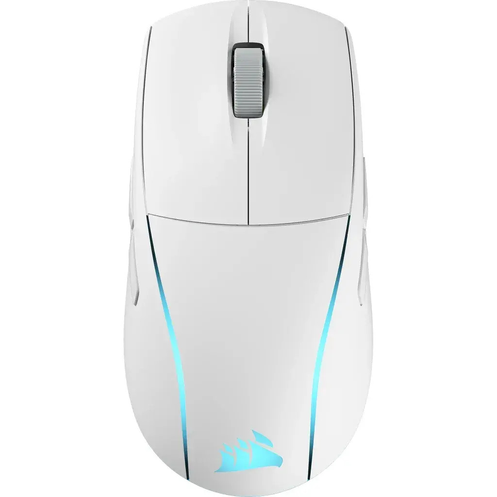 Геймерская беспроводная/блютус мышь Corsair M75 White Wireless Lightweight RGB