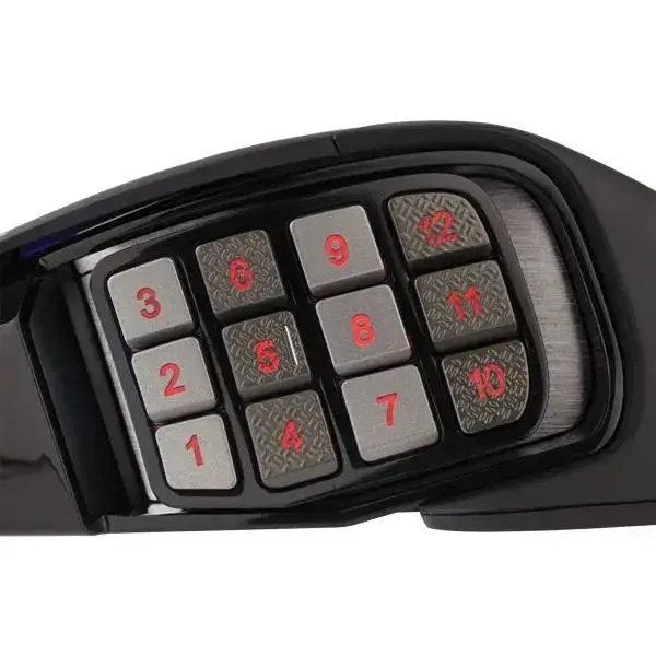 Геймърскa мишка оптична Corsair Scimitar Elite RGB, PMW3391 USB