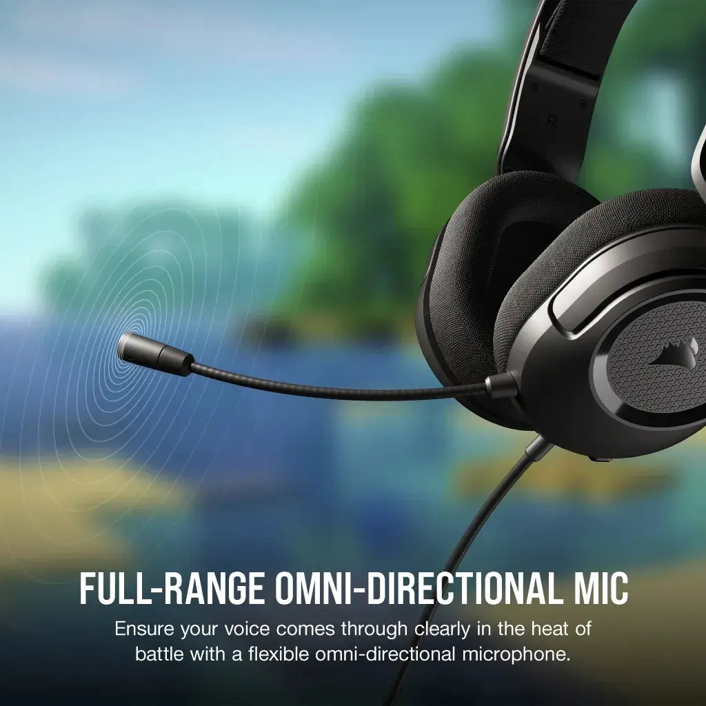 Геймърски слушалки с микрофон Corsair HS35 SURROUND v2 7.1 Dolby Audio 3.5mm/USB