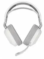 Геймърски слушалки с микрофон Corsair HS80 MAX White безжични и блутут PC/PS5/PS4