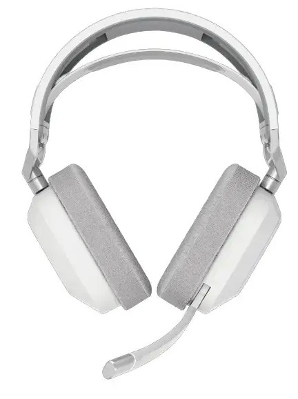 Gaming-Headset mit Mikrofon Corsair HS80 MAX White kabellos und Bluetooth PC/PS5/PS4