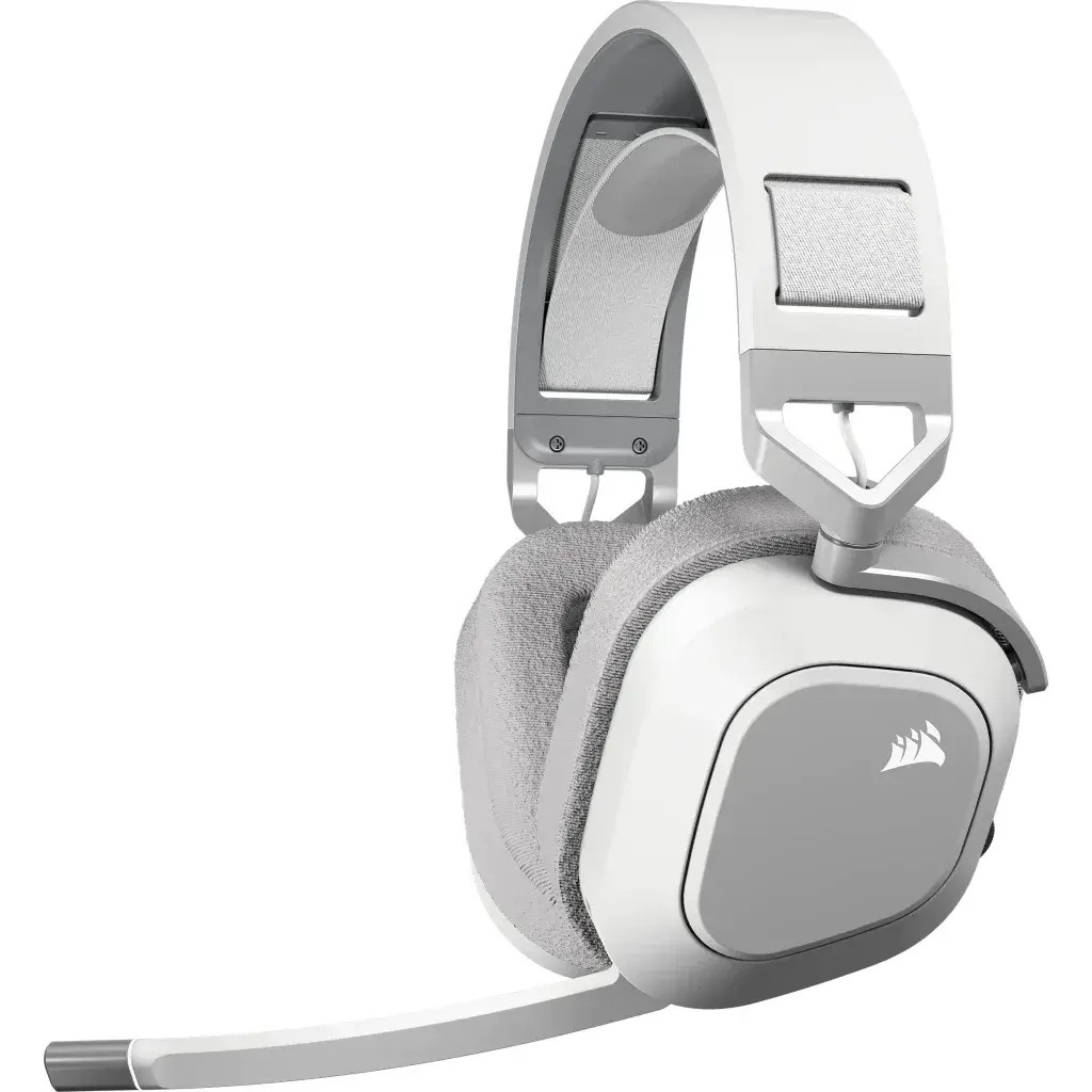 Gaming-Headset mit Mikrofon Corsair HS80 MAX White kabellos und Bluetooth PC/PS5/PS4