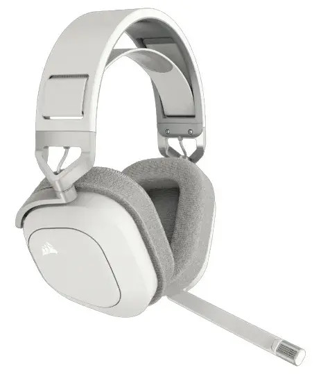 Gaming-Headset mit Mikrofon Corsair HS80 MAX White kabellos und Bluetooth PC/PS5/PS4