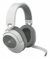 Геймърски слушалки с микрофон Corsair HS55 White безжични и блутут PC/PS5/PS4