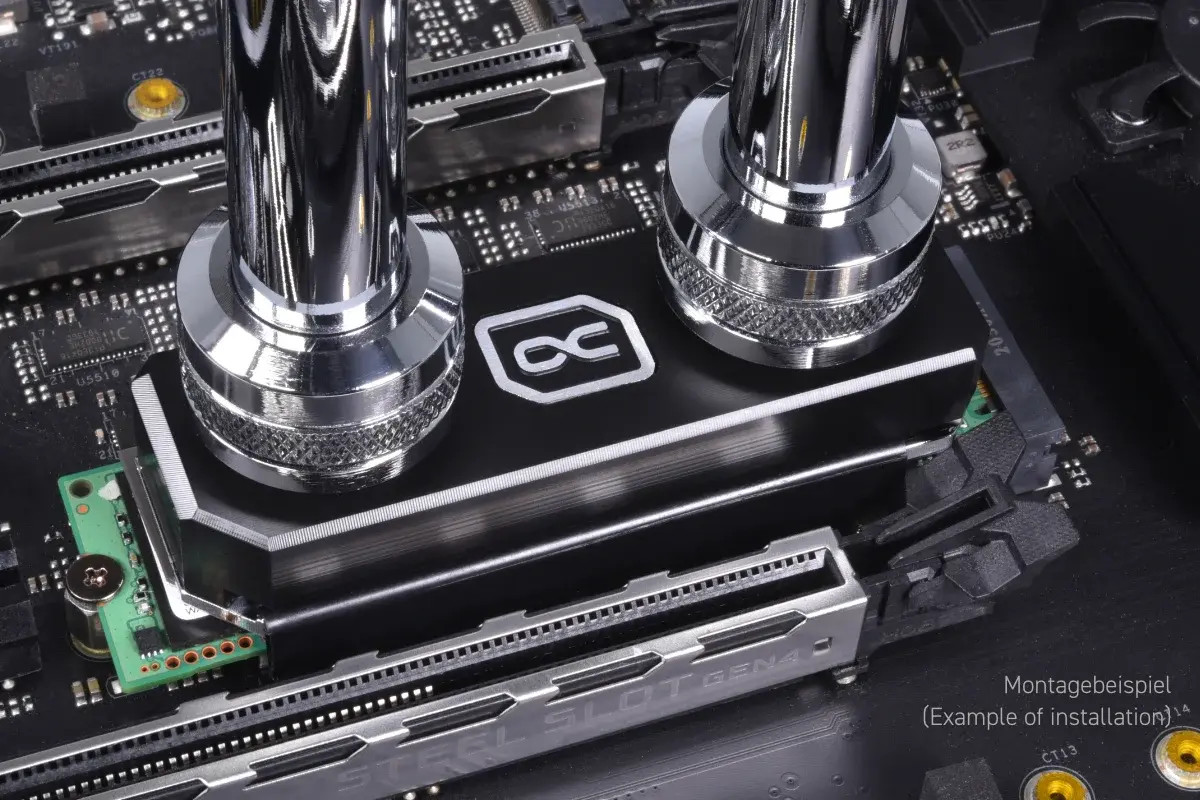 Охладител за SSD Alphacool HDX Apex Acetal M.2 2280 SSD Cooler