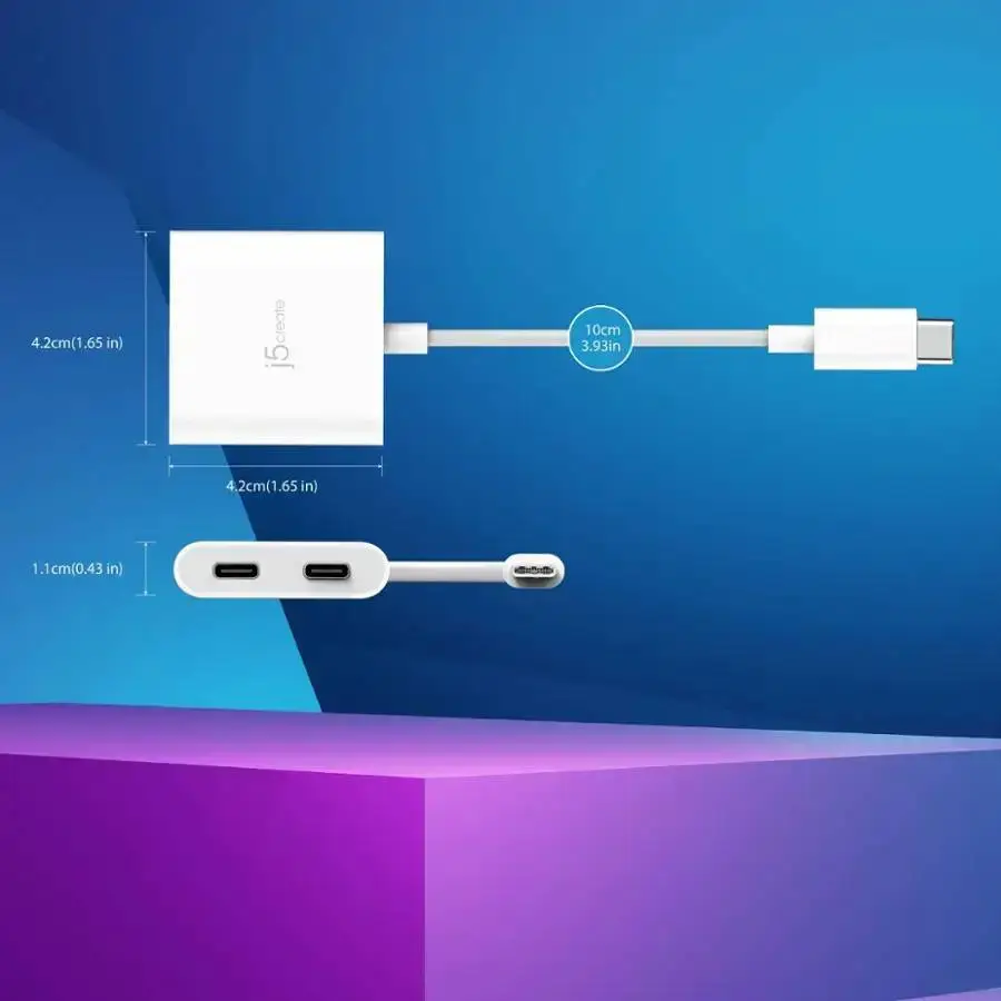 j5create USB-C® σε Dual USB-C Αντάπτορας