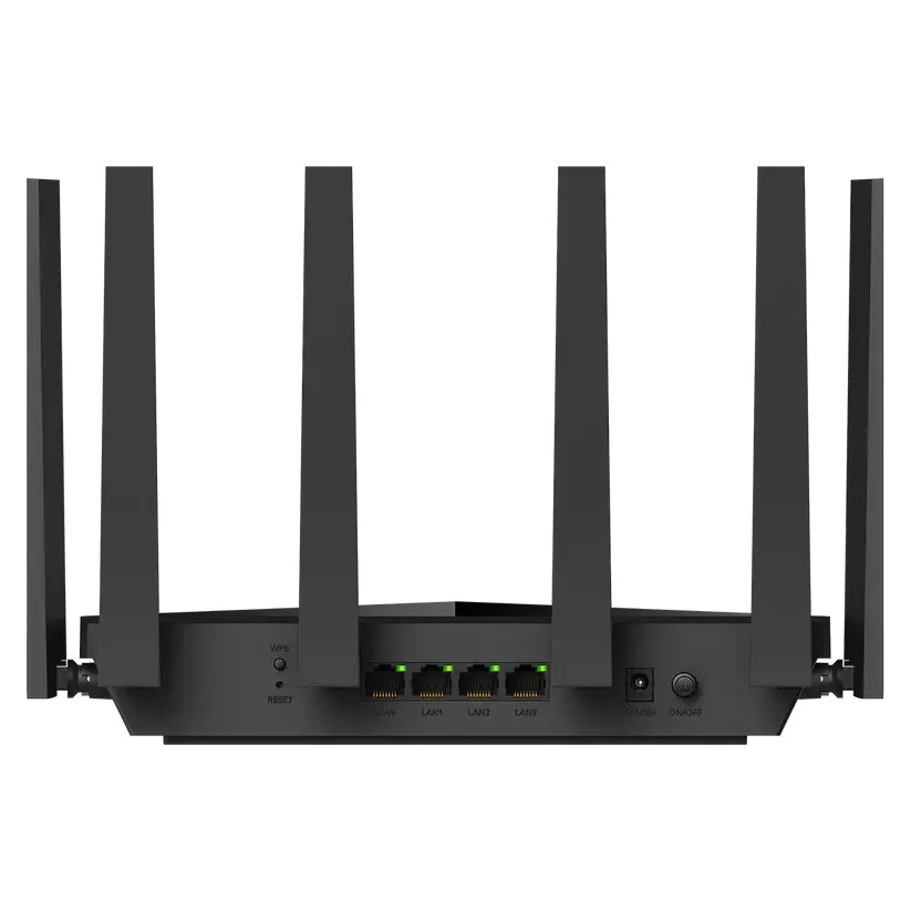 Безжичен рутер Cudy BE11000 Tri Band Wi-Fi 7, 4x2.5Gbps порт, 6x5dBi антени
