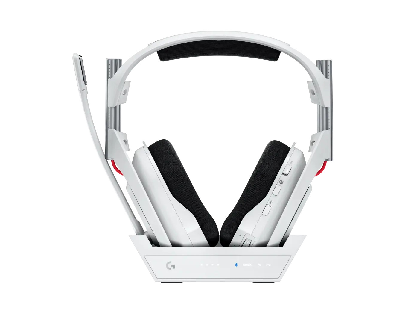 Logitech Astro A50 Lightspeed безжични слушалки със станция , Бели