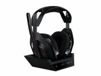 Logitech Astro A50 Lightspeed безжични слушалки със станция , черни