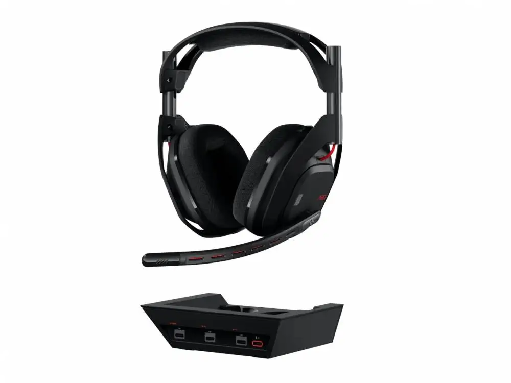 Logitech Astro A50 Lightspeed безжични слушалки със станция , черни