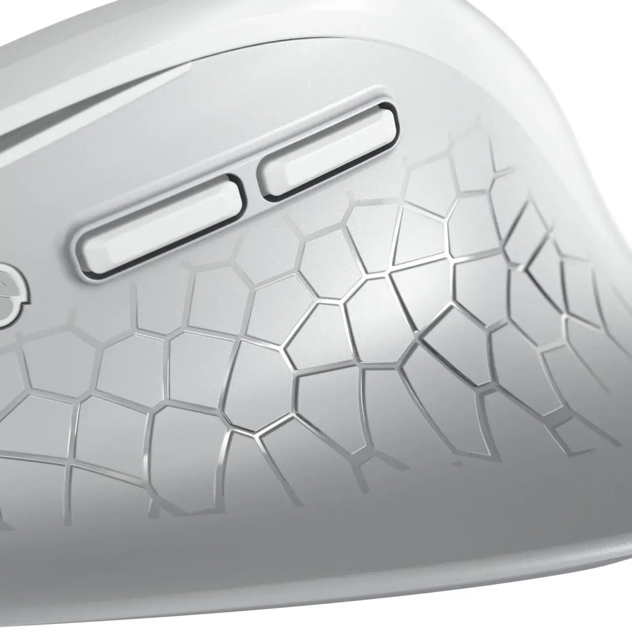 CHERRY Stream ratón ergonómico silencioso Comfort, 6 botones, 4000dpi, blanco