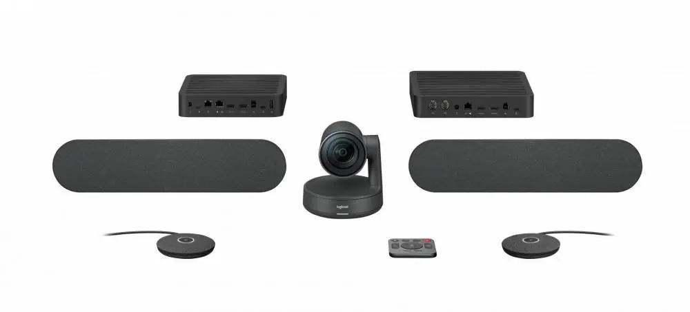 Видеоконферентна камера Logitech Rally Plus - 4K Ultra HD Video