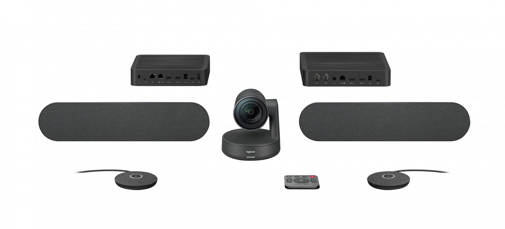 Видеоконферентна камера Logitech Rally Plus - 4K Ultra HD Video