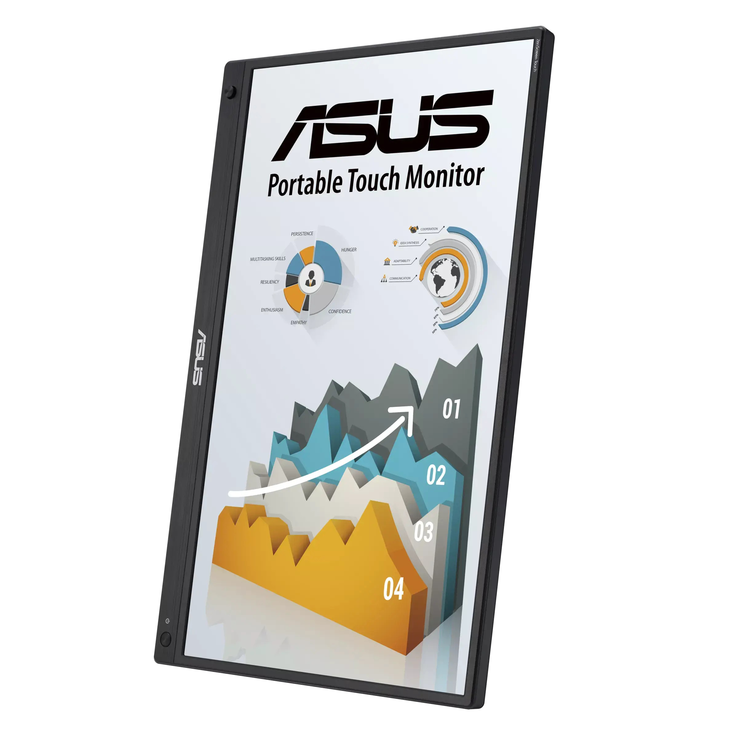 Monitor táctil portátil ASUS ZenScreen Touch MB16AMTR, 16" IPS FHD (1920x1080)