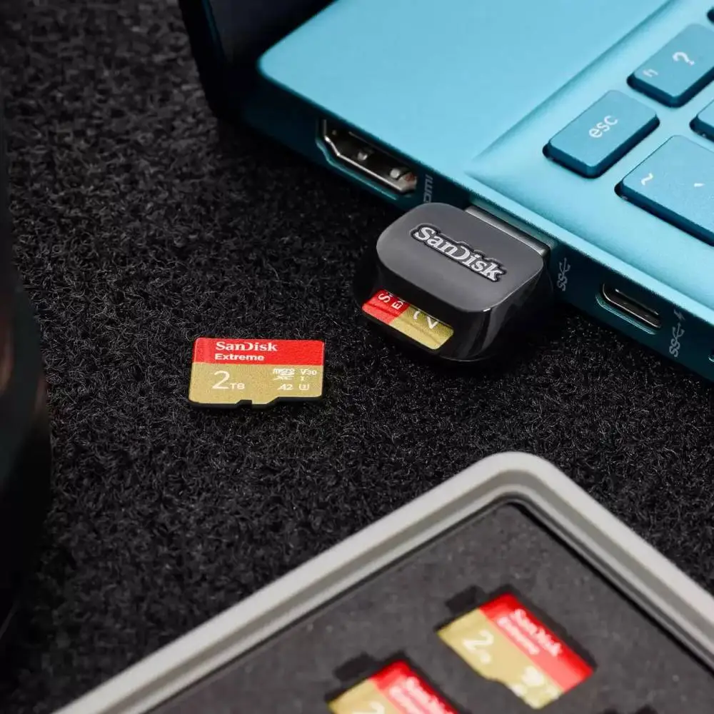 Четец за карти SanDisk Extreme PRO, USB-C, SD-SDDR-B731-GN6NN, QuickFlow™ microSD™ UHS-I Card USB-A Reader