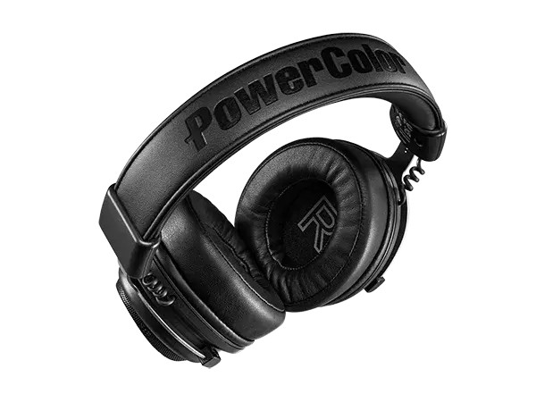 Геймърски безжични слушалки PowerColor Alphyn AH10 - Черни