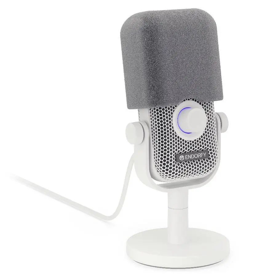 Microphone de bureau ENDORFY Solum Voice S - Onyx White