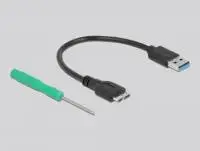 Външно чекмедже Delock 42027, За mSATA SSD, USB
