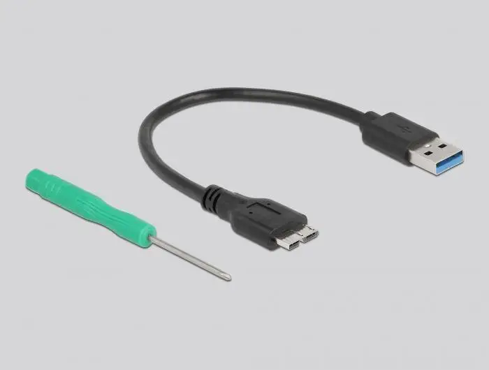 Външно чекмедже Delock 42027, За mSATA SSD, USB