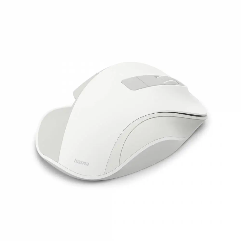 HAMA Безжична оптична мишка WM-500 Recharge, бяла, 6 бут.,800/1200/1600 dpi, безшумна