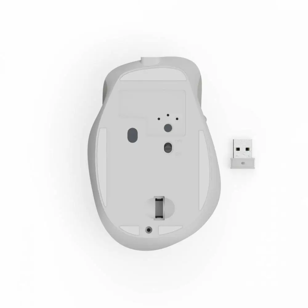 HAMA Безжична оптична мишка WM-500 Recharge, бяла, 6 бут.,800/1200/1600 dpi, безшумна
